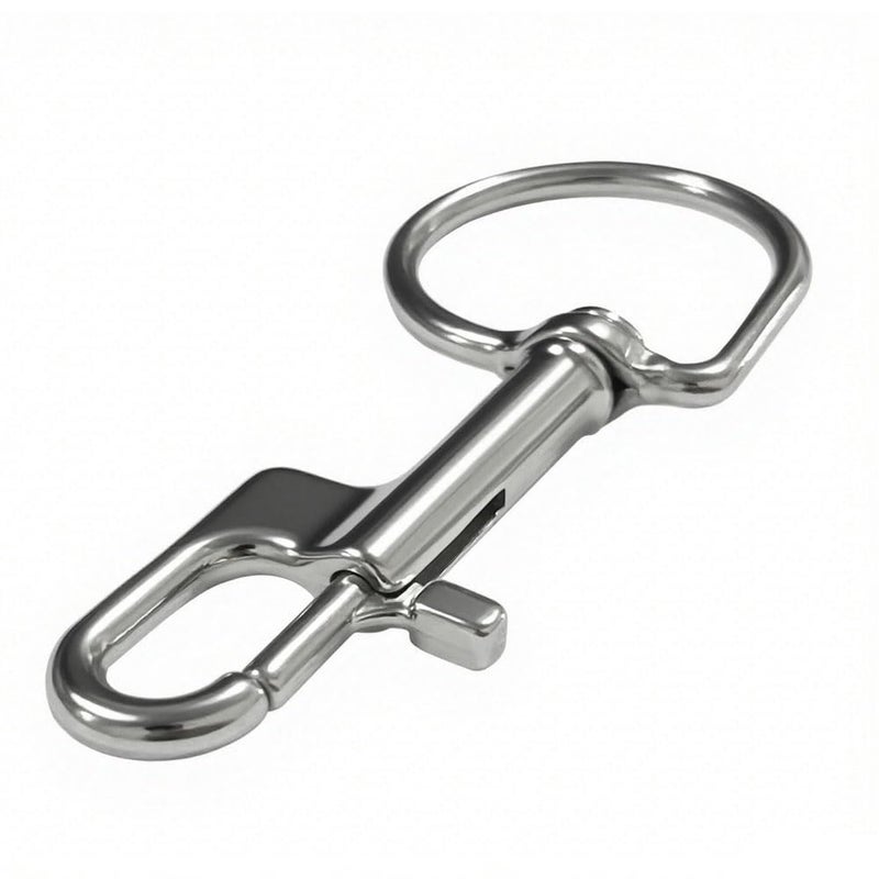 QAVBFA Swivel Bolt Snap Diving Clips – Premium Stainless Steel Single Ended Snap Hooks Buckle for Pet Leash, Scuba Diving, and More - Image 2